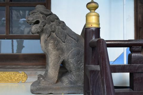 駒形諏訪神社の狛犬達