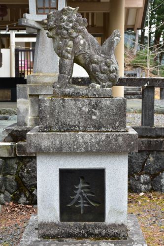 小河内神社の狛犬達