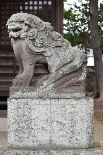 神明天祖神社の狛犬達