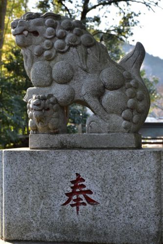 阿蘇神社の狛犬達