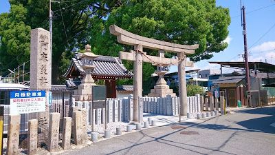 阿麻美許曾神社(大阪市東住吉区)　・３００年前の大工事で引き離された氏神