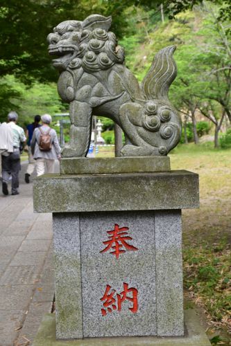 建長寺の狛犬達