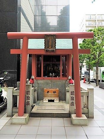 東京日本橋　笠間稲荷神社の明治座分社