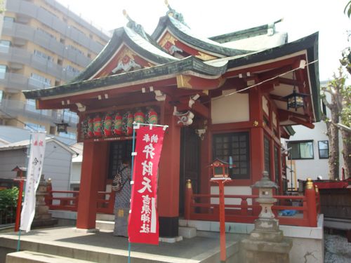 吉原神社 - 新吉原遊郭の5つの守護神を合祀して創建された神社