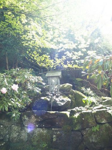 英彦山神宮の素敵な滝の正体は＠＠　スロープカーの７分間の旅（福岡県田川郡）