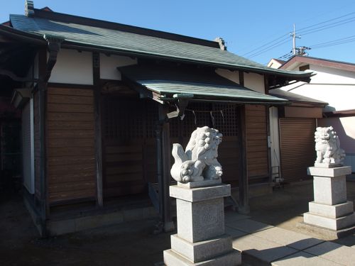 熊野神社（川崎市高津区明津） - 矢上川の川沿いに鎮座する旧明津村の鎮守