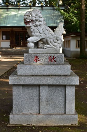 神明天祖神社の狛犬達