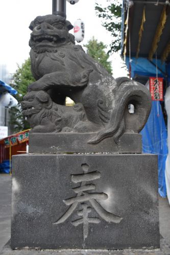 市守大鳥神社の狛犬達