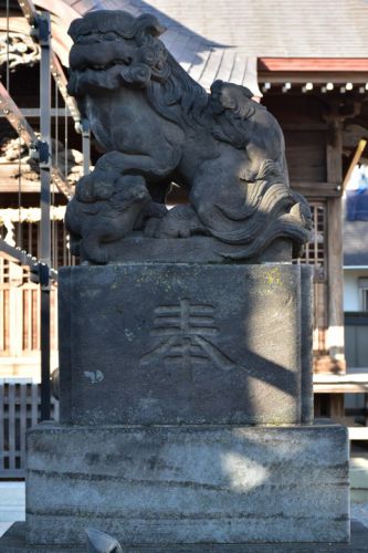 是政八幡神社の狛犬達