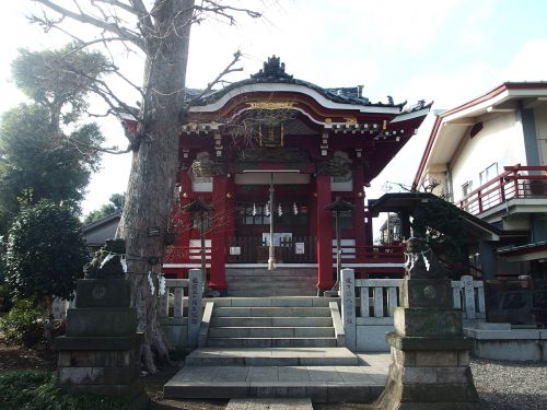 道々橋八幡神社 - 池上村から独立して誕生した道々橋村の鎮守として祀られてきた神社