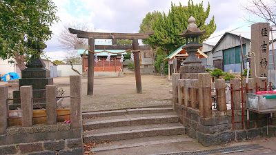 梶ケ島住吉神社(尼崎市)　・海辺であった土地の由緒を伝える古社
