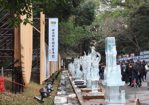 明治神宮全国氷彫刻展