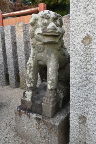 白山神社（三宅町）の狛犬達