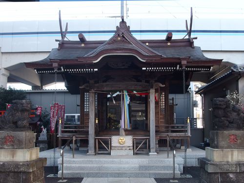 貴菅神社 - 江戸時代には大森村本宿の鎮守として祀られていた龍神さま