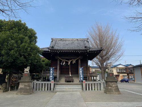 天満天神社（川崎市幸区東古市場） - かつては東京都側と陸続きだった地に建つ神社