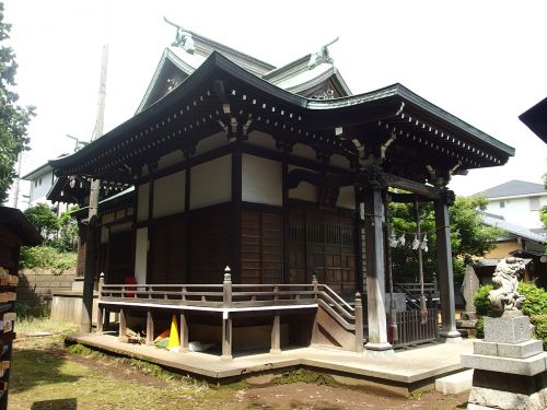下田神社 - 旧駒ヶ橋村の鎮守だった二社が合祀されてできた神社