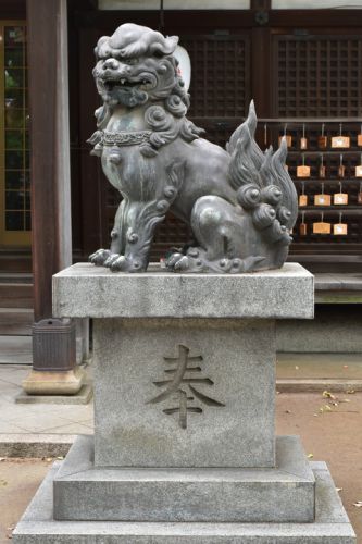 津守神社の狛犬達