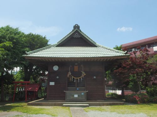 下市が尾杉山神社 - 江戸時代初期の創建と伝わる、旧市ヶ尾村の総鎮守