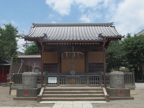 浜竹天祖神社 - 糀谷村・浜竹厨子に祀られていたと伝わる神社