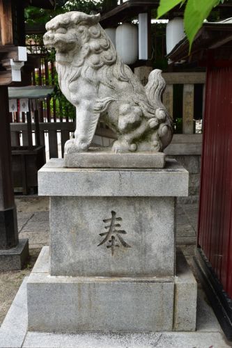阿部野神社の狛犬達