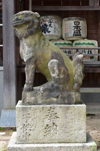 澪標住吉神社の狛犬達