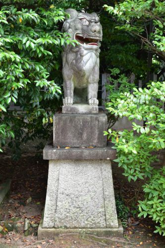 意賀美神社の狛犬達