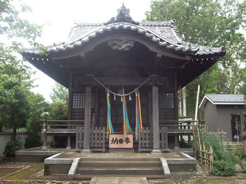 中山杉山神社 - 中山村の鎮守として祀られていたと伝わる神社