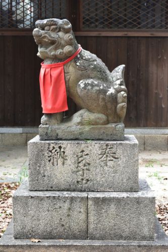 松原神社の狛犬達
