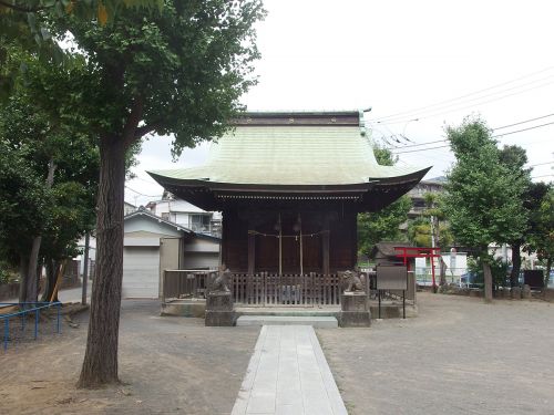 江ヶ崎八幡神社 - 旧江ヶ崎村の鎮守として祀られていた神社