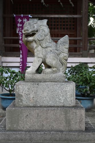 仁和寺氏神社の狛犬達