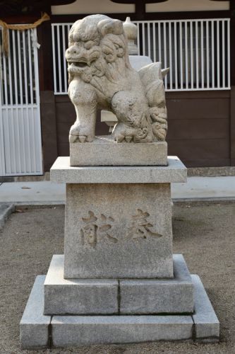 西瓜破天神社の狛犬達