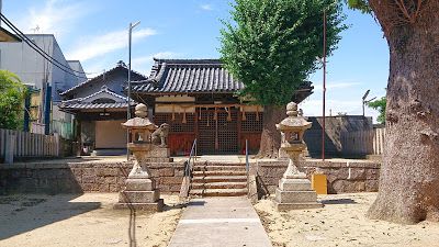 若林神社(松原市)　・大和川に分断された若林村の産土神