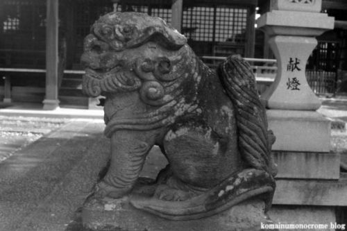 狛犬たちのモノローグ　　File996　　八幡神社