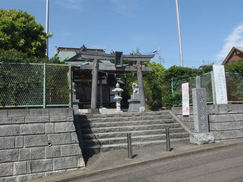 大場諏訪神社 - 江戸時代創建・旧大場村の鎮守として祀られていた神社