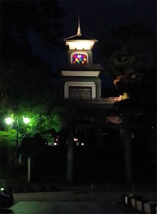 夜の尾山神社。＠石川県